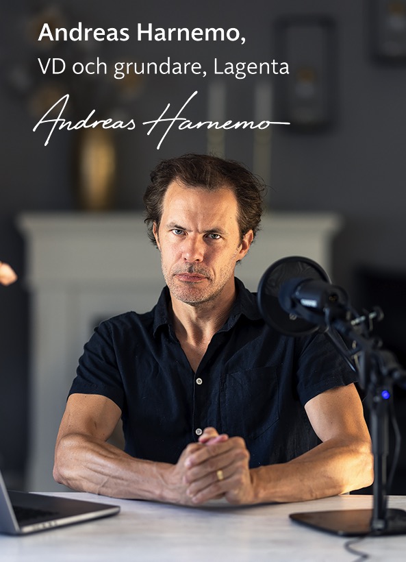 Andreas Harnemo, grundare av Lagenta